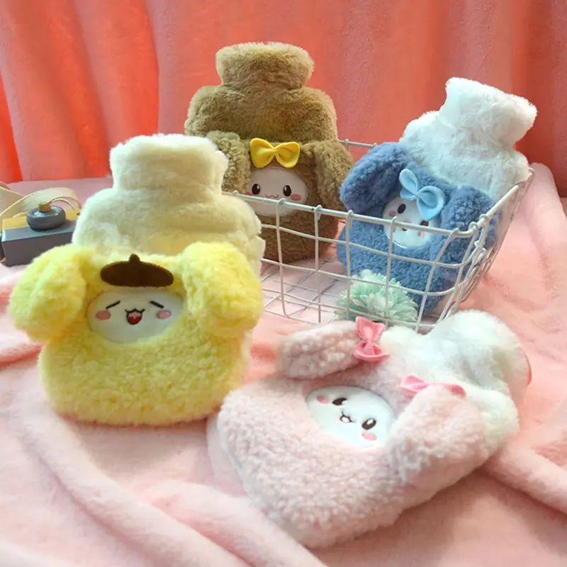 무료 샘플 500ml 고무 온수병 가방