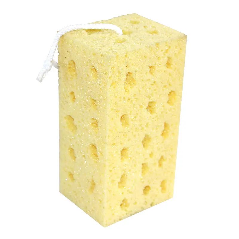 제조업체는 노란색 해초 세차 면화를 도매합니다.