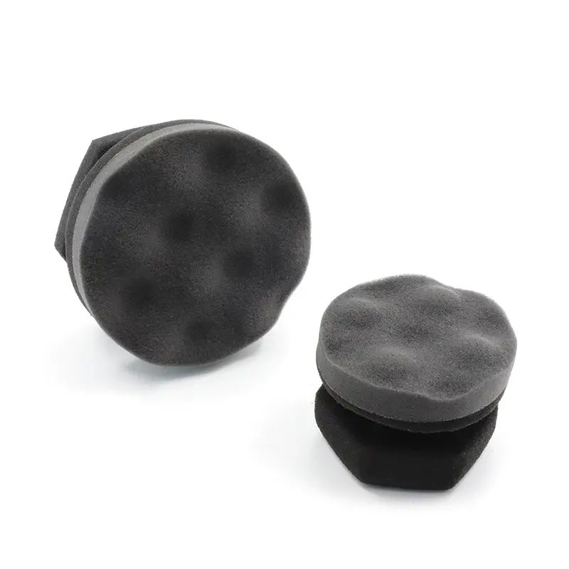 물결 모양 표면을 두껍게 한 벌집 세차 스폰지를 청소하게 쉬운