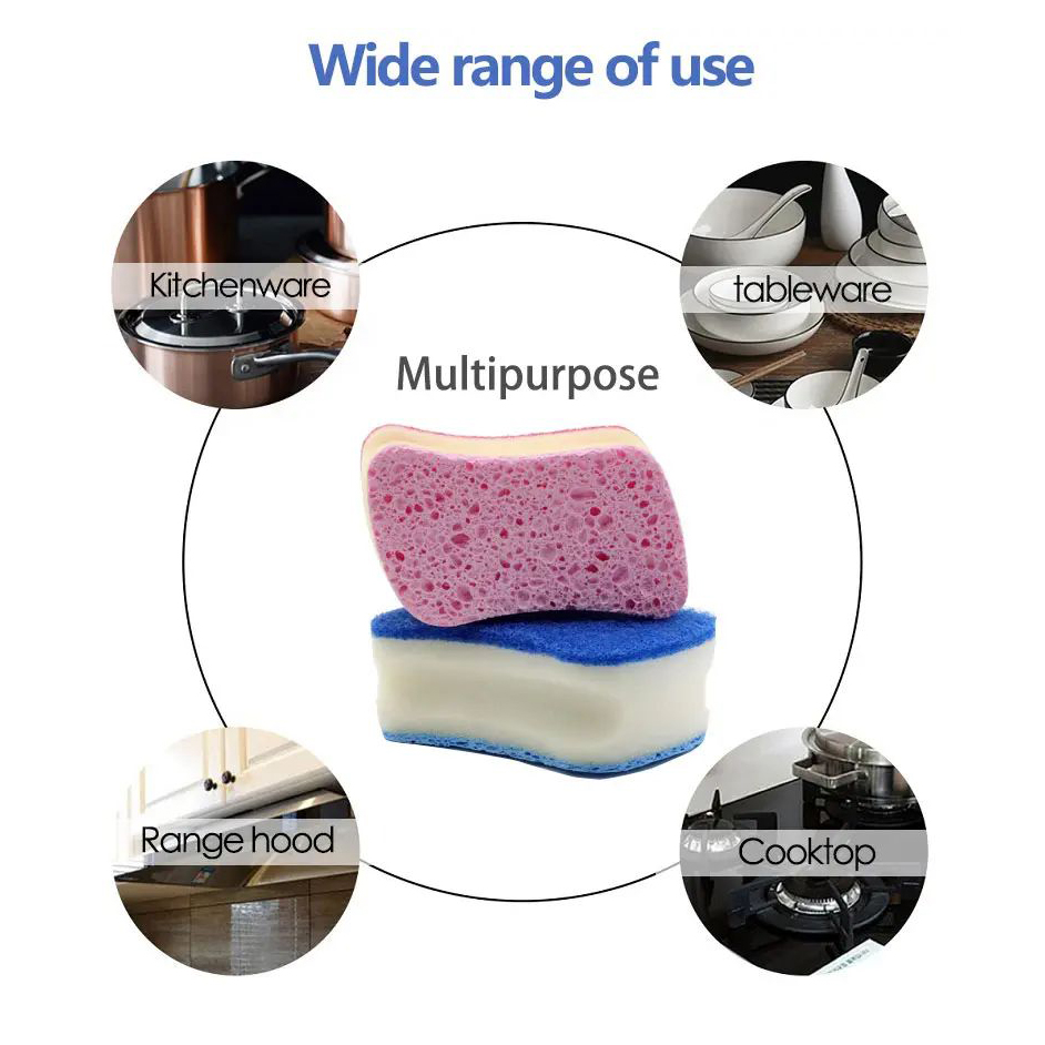 도매 접시 세척 셀룰로오스 주방 청소 스폰지