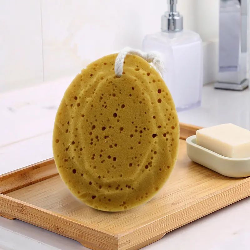 끈은 스폰지 워터 드롭 목욕 스폰지를 일시 중지합니다