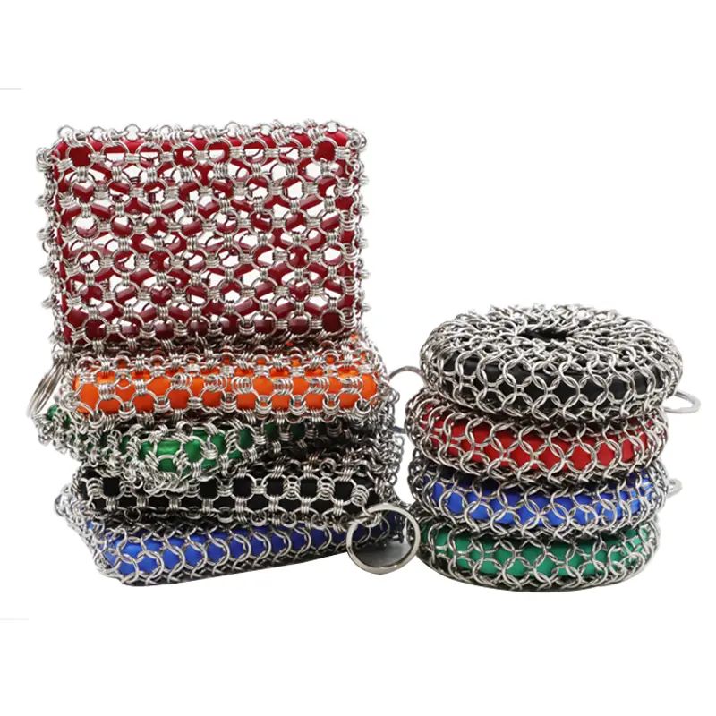 뜨거운 판매 304 316 스테인레스 스틸 스폰지 주방 청소